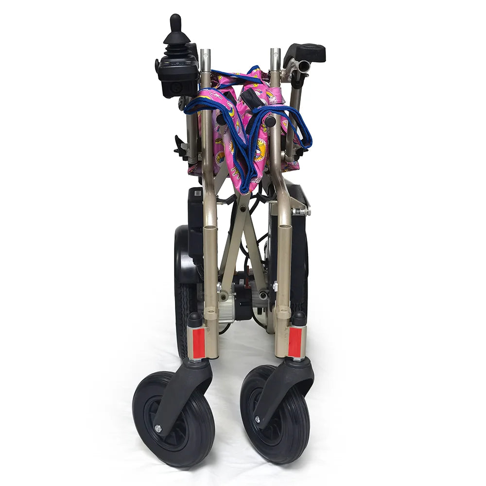# Ultra Light Aluminum Alloy Folding Real Anti-tip Pediatric Power Electric Wheelchair For Special Needs Children Kids#