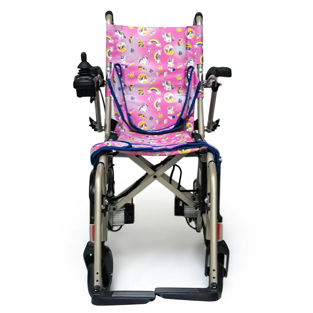 # Ultra Light Aluminum Alloy Folding Real Anti-tip Pediatric Power Electric Wheelchair For Special Needs Children Kids#