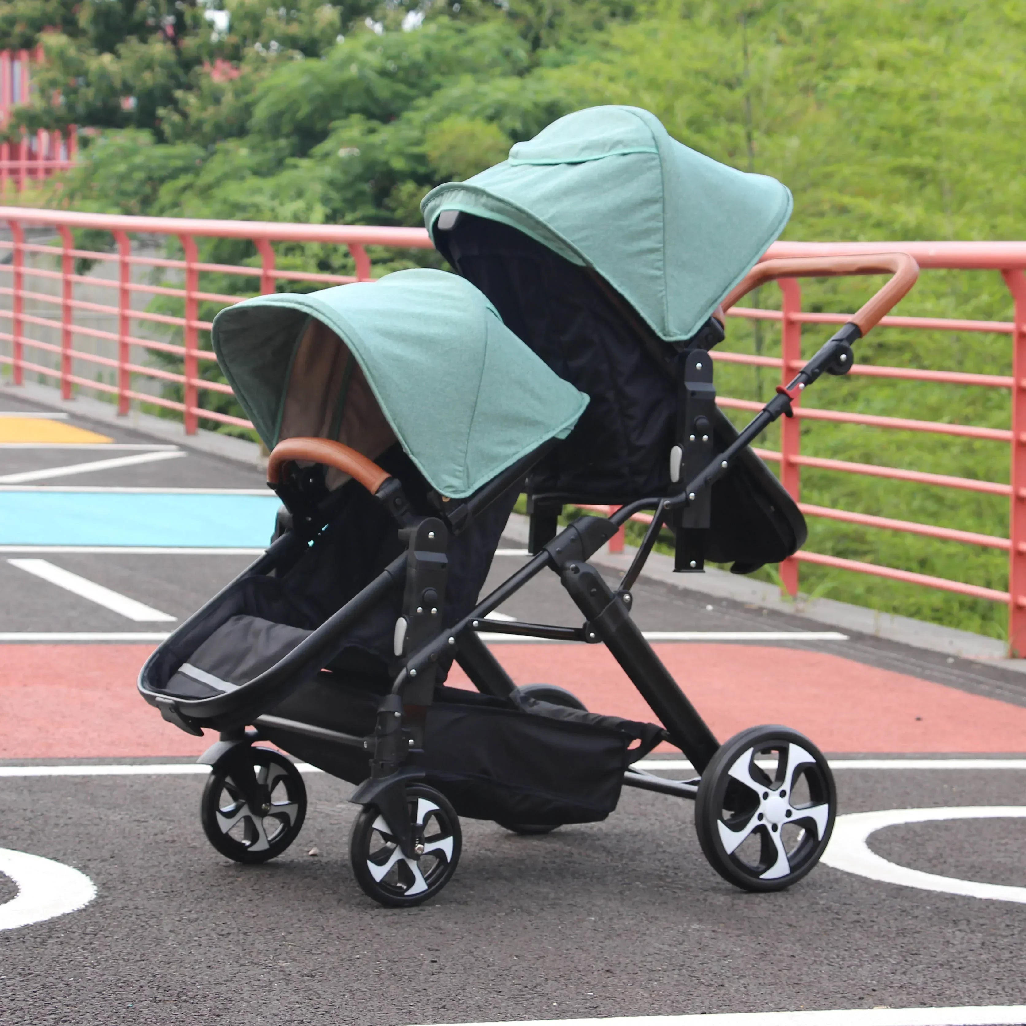 2025 NEW Twin stroller 3in1 with car seat trolley baby carriage Double Baby stroller for two children Foldable Lightweight